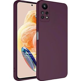 Microsonic Redmi Note 12 Pro 4G Groovy Soft Mor Cep Telefonu Kılıfı
