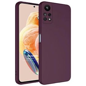 Microsonic Redmi Note 12 Pro 4G Groovy Soft Mor Cep Telefonu Kılıfı
