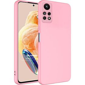 Microsonic Redmi Note 12 Pro 4G Groovy Soft Pembe Cep Telefonu Kılıfı