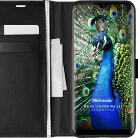 Microsonic Reeder P13 Blue Delux Leather Wallet Siyah Cep Telefonu Kılıfı