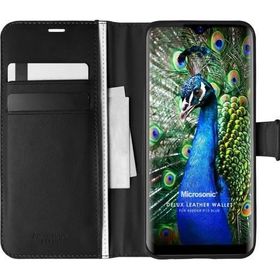 Microsonic Reeder P13 Blue Delux Leather Wallet Siyah Cep Telefonu Kılıfı