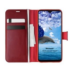 Microsonic Reeder P13 Blue Max Delux Leather Wallet Kırmızı Cep Telefonu Kılıfı