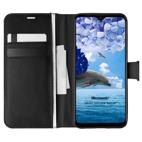 Microsonic Reeder P13 Blue Max Delux Leather Wallet Siyah Cep Telefonu Kılıfı