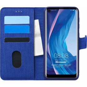 Microsonic Reeder P13 Blue Max Pro Fabric Book Wallet Lacivert Cep Telefonu Kılıfı