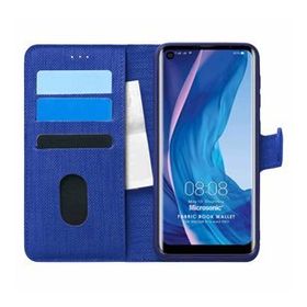 Microsonic Reeder P13 Blue Max Pro Fabric Book Wallet Lacivert Cep Telefonu Kılıfı