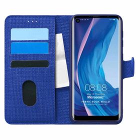Microsonic Reeder P13 Blue Max Pro Fabric Book Wallet Lacivert Cep Telefonu Kılıfı