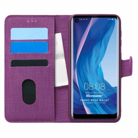 Microsonic Reeder P13 Blue Max Pro Fabric Book Wallet Mor Cep Telefonu Kılıfı