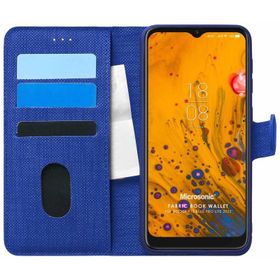 Microsonic Reeder P13 Blue Max Pro Lite 2022 Fabric Book Wallet Kılıf