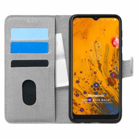Microsonic Reeder P13 Blue Max Pro Lite 2022 Fabric Book Wallet Kılıf