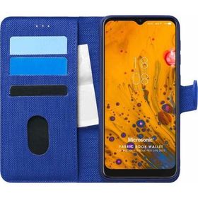 Microsonic Reeder P13 Blue Max Pro Lite 2022 Fabric Book Wallet Lacivert Cep Telefonu Kılıfı