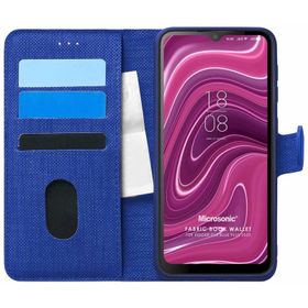 Microsonic Reeder P13 Blue Plus 2022 Fabric Book Wallet Kılıf