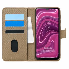Microsonic Reeder P13 Blue Plus 2022 Fabric Book Wallet Kılıf