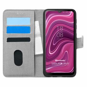 Microsonic Reeder P13 Blue Plus 2022 Fabric Book Wallet Kılıf