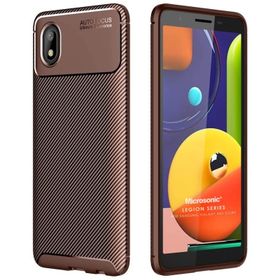 Microsonic Samsung Galaxy A01 Core Legion Series Kahverengi Kılıf