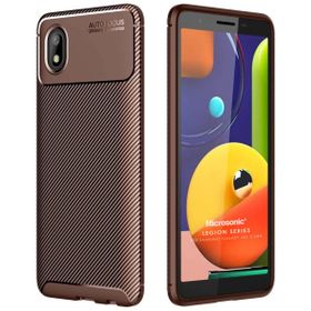 Microsonic Samsung Galaxy A01 Core Legion Series Kahverengi Kılıf