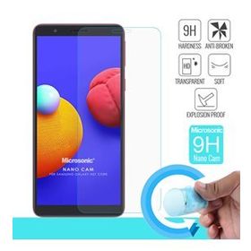 Microsonic Samsung Galaxy A01 Core Nano Glass Cam Ekran Koruyucu