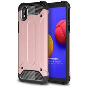 Microsonic Samsung Galaxy A01 Core Rugged Armor Kırmızı Kılıf