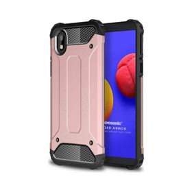 Microsonic Samsung Galaxy A01 Core Rugged Armor Kırmızı Kılıf