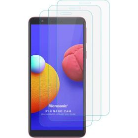 Microsonic Samsung Galaxy A01 Core Screen Protector Nano Glass 3 Adet Cam Ekran Koruyucu