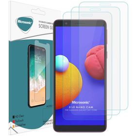 Microsonic Samsung Galaxy A01 Core Screen Protector Nano Glass 3 Adet Cam Ekran Koruyucu