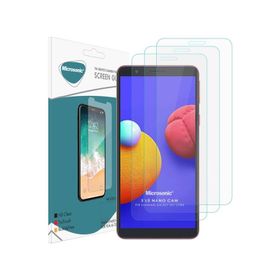 Microsonic Samsung Galaxy A01 Core Screen Protector Nano Glass 3 Adet Cam Ekran Koruyucu