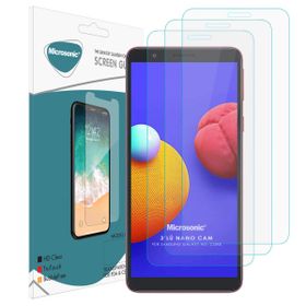 Microsonic Samsung Galaxy A01 Core Screen Protector Nano Glass 3 Adet Cam Ekran Koruyucu