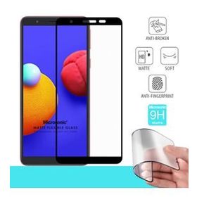 Microsonic Samsung Galaxy A01 Core Seramik Matte Flexible Siyah Ekran Koruyucu