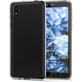 Microsonic Samsung Galaxy A01 Core Transparent Soft Beyaz Cep Telefonu Kılıf