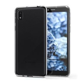 Microsonic Samsung Galaxy A01 Core Transparent Soft Beyaz Cep Telefonu Kılıf