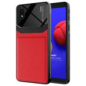 Microsonic Samsung Galaxy A01 Core Uniq Leather Kırmızı Kılıf