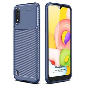 Microsonic Samsung Galaxy A01 Lacivert Legion Series Kılıf