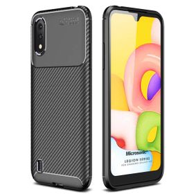 Microsonic Samsung Galaxy A01 Legion Series Siyah Kılıf