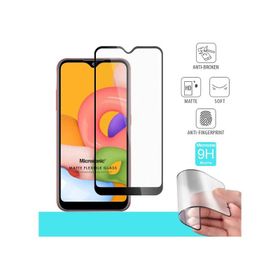 Microsonic Samsung Galaxy A01 Seramik Matte Flexible Siyah Ekran Koruyucu