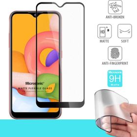 Microsonic Samsung Galaxy A01 Seramik Matte Flexible Siyah Ekran Koruyucu