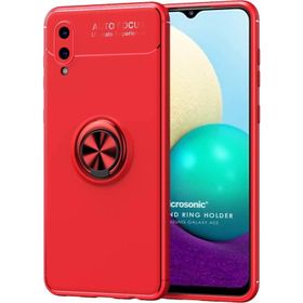Microsonic Samsung Galaxy A02 Kickstand Ring Holder Lacivert Kılıf