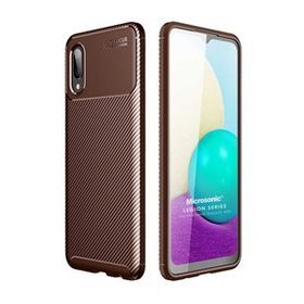 Microsonic Samsung Galaxy A02 Legion Series Kahverengi Kılıf