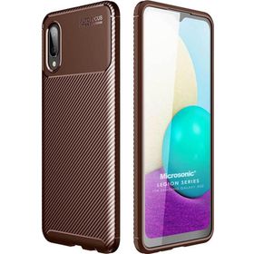 Microsonic Samsung Galaxy A02 Legion Series Kahverengi Kılıf
