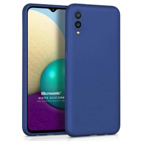 Microsonic Samsung Galaxy A02 Matte Silicone Lacivert Kılıf