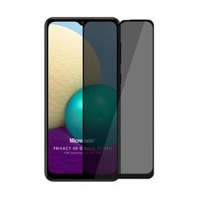Microsonic Samsung Galaxy A02 Privacy 5D Gizlilik Filtreli Siyah Cam Ekran Koruyucu