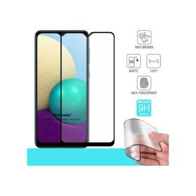 Microsonic Samsung Galaxy A02 Seramik Matte Flexible Siyah Ekran Koruyucu