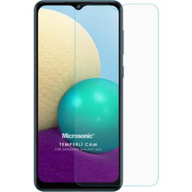 Microsonic Samsung Galaxy A02 Tempered Glass Cam Ekran Koruyucu