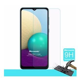 Microsonic Samsung Galaxy A02 Tempered Glass Cam Ekran Koruyucu