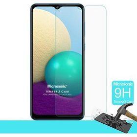 Microsonic Samsung Galaxy A02 Tempered Glass Cam Ekran Koruyucu