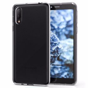 Microsonic Samsung Galaxy A02 Transparent Soft Beyaz Kılıf