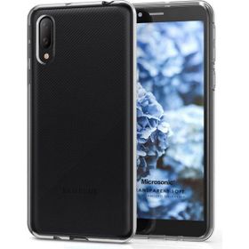 Microsonic Samsung Galaxy A02 Transparent Soft Beyaz Kılıf