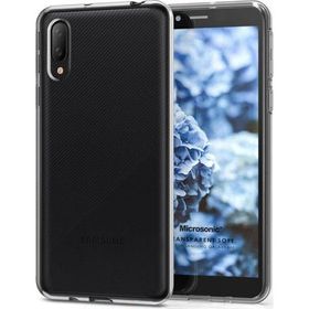 Microsonic Samsung Galaxy A02 Transparent Soft Beyaz Kılıf