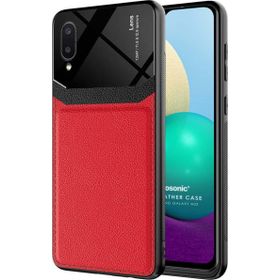 Microsonic Samsung Galaxy A02 Uniq Leather Kırmızı Kılıf