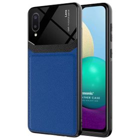Microsonic Samsung Galaxy A02 Uniq Leather Lacivert Kılıf