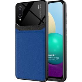 Microsonic Samsung Galaxy A02 Uniq Leather Lacivert Kılıf