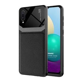 Microsonic Samsung Galaxy A02 Uniq Leather Siyah Kılıf